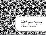 Front View Thumbnail - Stormy & Ebony Will You Be My Bridesmaid Card - Petal