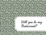 Front View Thumbnail - Clover & Ebony Will You Be My Bridesmaid Card - Petal