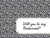 Front View Thumbnail - Concord & Ebony Will You Be My Bridesmaid Card - Petal