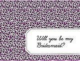 Front View Thumbnail - Dahlia & Ebony Will You Be My Bridesmaid Card - Petal