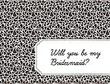 Front View Thumbnail - Drift Wood & Ebony Will You Be My Bridesmaid Card - Petal
