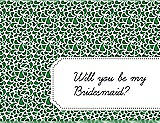 Front View Thumbnail - Ivy & Ebony Will You Be My Bridesmaid Card - Petal