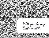 Front View Thumbnail - Quarry & Ebony Will You Be My Bridesmaid Card - Petal