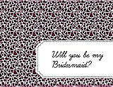 Front View Thumbnail - Ruby & Ebony Will You Be My Bridesmaid Card - Petal