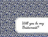 Front View Thumbnail - Sailor & Ebony Will You Be My Bridesmaid Card - Petal