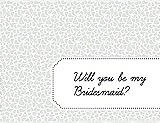 Front View Thumbnail - Starlight & Ebony Will You Be My Bridesmaid Card - Petal