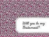 Front View Thumbnail - Tutti Frutti & Ebony Will You Be My Bridesmaid Card - Petal