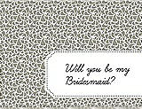 Front View Thumbnail - Twig & Ebony Will You Be My Bridesmaid Card - Petal