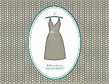 Front View Thumbnail - Twig & Pantone Turquoise Will You Be My Bridesmaid Card - Dress