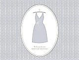 Front View Thumbnail - Dove & Oyster Will You Be My Maid of Honor Card - Dress