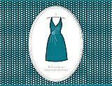 Front View Thumbnail - Oasis & Oyster Will You Be My Maid of Honor Card - Dress