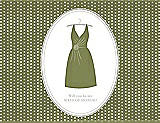 Front View Thumbnail - Olive & Oyster Will You Be My Maid of Honor Card - Dress