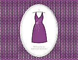 Front View Thumbnail - Orchid & Oyster Will You Be My Maid of Honor Card - Dress