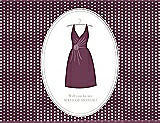 Front View Thumbnail - Plum Raisin & Oyster Will You Be My Maid of Honor Card - Dress