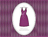 Front View Thumbnail - Persian Plum & Oyster Will You Be My Maid of Honor Card - Dress