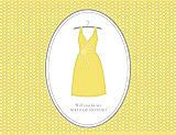 Front View Thumbnail - Snapdragon & Oyster Will You Be My Maid of Honor Card - Dress
