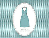 Front View Thumbnail - Seaside & Oyster Will You Be My Maid of Honor Card - Dress