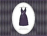 Front View Thumbnail - Violet & Oyster Will You Be My Maid of Honor Card - Dress