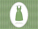 Front View Thumbnail - Apple Slice & Oyster Will You Be My Maid of Honor Card - Dress