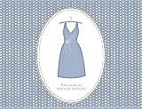 Front View Thumbnail - Arctic & Oyster Will You Be My Maid of Honor Card - Dress