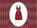 Front View Thumbnail - Barcelona & Oyster Will You Be My Maid of Honor Card - Dress