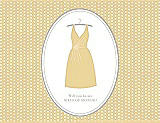 Front View Thumbnail - Buttercup & Oyster Will You Be My Maid of Honor Card - Dress