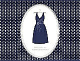 Front View Thumbnail - Blueberry & Oyster Will You Be My Maid of Honor Card - Dress