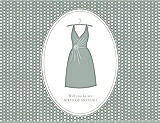 Front View Thumbnail - Celadon & Oyster Will You Be My Maid of Honor Card - Dress