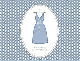 Front View Thumbnail - Cloudy & Oyster Will You Be My Maid of Honor Card - Dress