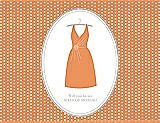 Front View Thumbnail - Clementine & Oyster Will You Be My Maid of Honor Card - Dress