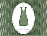 Front View Thumbnail - Clover & Oyster Will You Be My Maid of Honor Card - Dress
