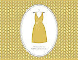 Front View Thumbnail - Daffodil & Oyster Will You Be My Maid of Honor Card - Dress