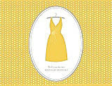 Front View Thumbnail - Daisy & Oyster Will You Be My Maid of Honor Card - Dress