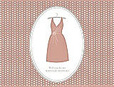 Front View Thumbnail - Fresco & Oyster Will You Be My Maid of Honor Card - Dress