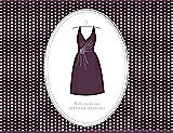 Front View Thumbnail - Italian Plum & Oyster Will You Be My Maid of Honor Card - Dress