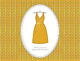 Front View Thumbnail - Mango & Oyster Will You Be My Maid of Honor Card - Dress