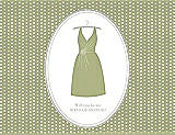 Front View Thumbnail - Mint & Oyster Will You Be My Maid of Honor Card - Dress