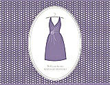 Front View Thumbnail - Passion & Oyster Will You Be My Maid of Honor Card - Dress
