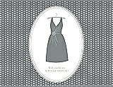 Front View Thumbnail - Pewter & Oyster Will You Be My Maid of Honor Card - Dress