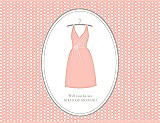 Front View Thumbnail - Primrose & Oyster Will You Be My Maid of Honor Card - Dress