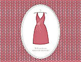 Front View Thumbnail - Papaya & Oyster Will You Be My Maid of Honor Card - Dress