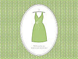 Front View Thumbnail - Pistachio & Oyster Will You Be My Maid of Honor Card - Dress