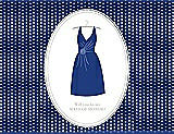 Front View Thumbnail - Sapphire & Oyster Will You Be My Maid of Honor Card - Dress