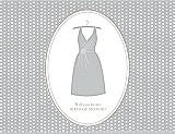 Front View Thumbnail - Sterling & Oyster Will You Be My Maid of Honor Card - Dress