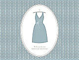Front View Thumbnail - Surf Spray & Oyster Will You Be My Maid of Honor Card - Dress