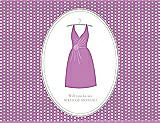 Front View Thumbnail - Tulip & Oyster Will You Be My Maid of Honor Card - Dress