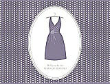 Front View Thumbnail - Wisteria & Oyster Will You Be My Maid of Honor Card - Dress