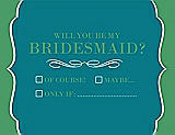 Front View Thumbnail - Oasis & Juniper Will You Be My Bridesmaid Card - Checkbox