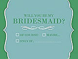 Front View Thumbnail - Seaside & Juniper Will You Be My Bridesmaid Card - Checkbox