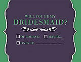 Front View Thumbnail - Violet & Juniper Will You Be My Bridesmaid Card - Checkbox